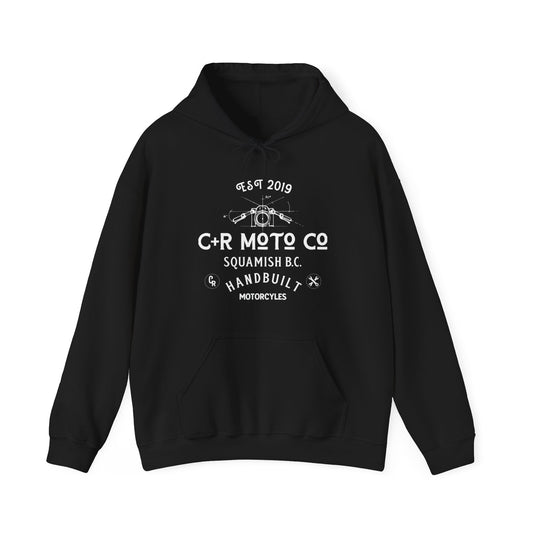 C+R Moto Co classic hoodie - Black.